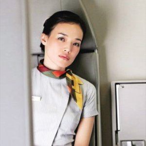 舒淇引领空姐制服热